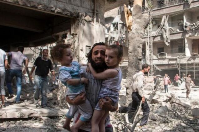 бомбардировки Сирия