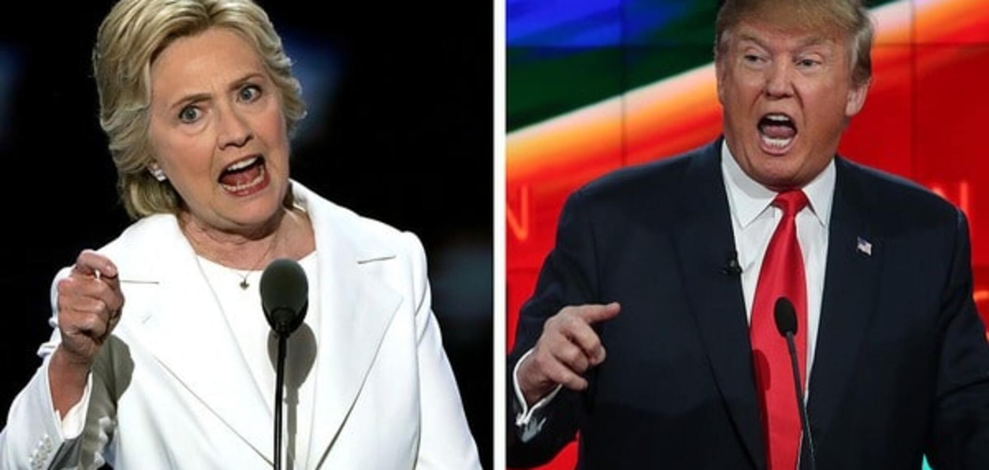 Хиллари Клинтон и Дональд Трамп