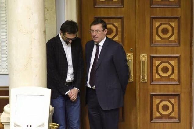 Сергей Лещенко и генпрокурор Юрий Луценко