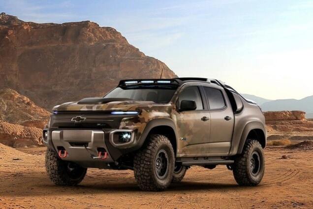 Прототип водородного пикапа Chevrolet Colorad