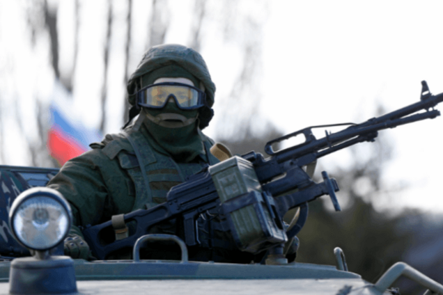 Российские военные на Донбассе