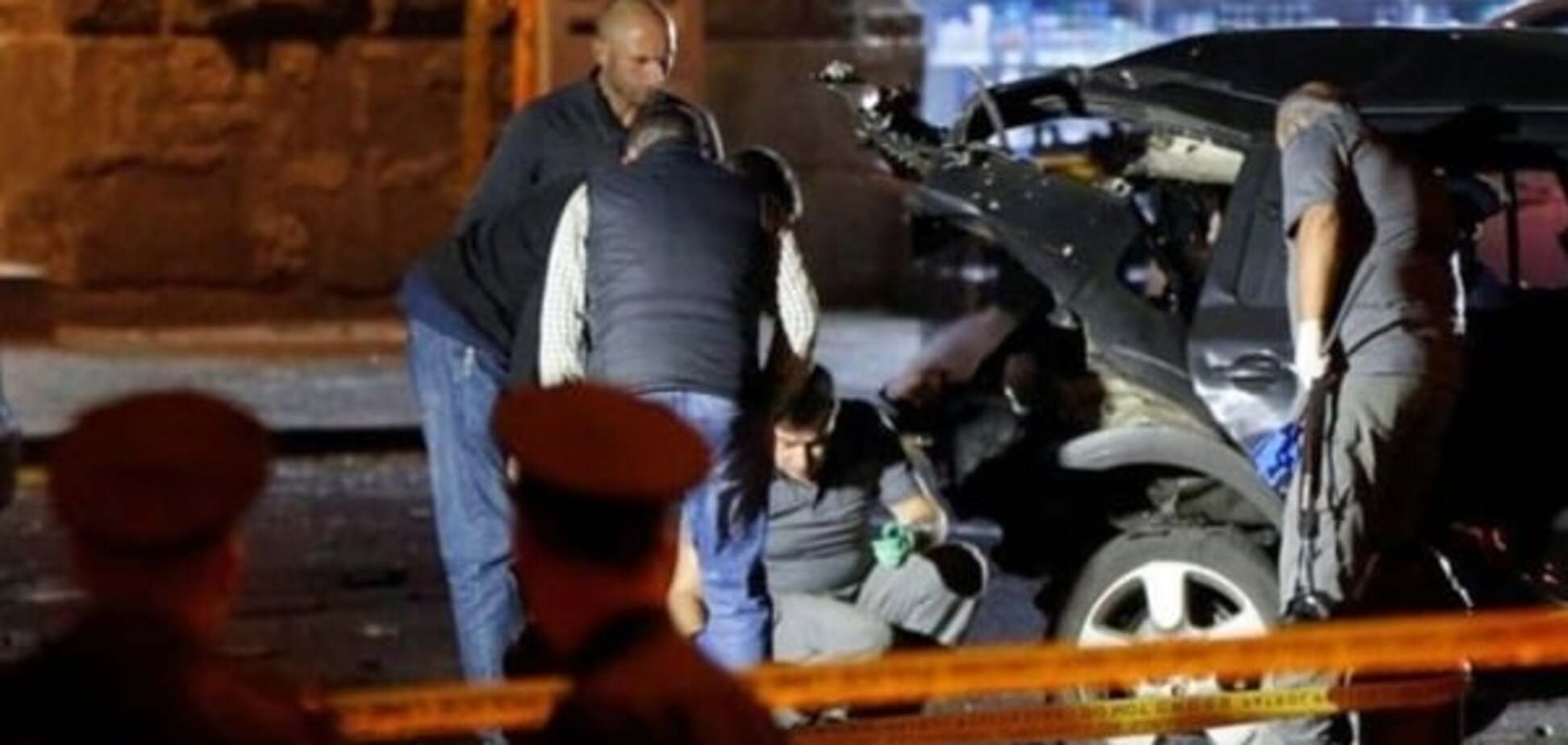 Взрыв автомобиля Гиви Таргамадзе