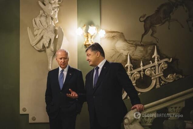 Джо Байден, Петр Порошенко