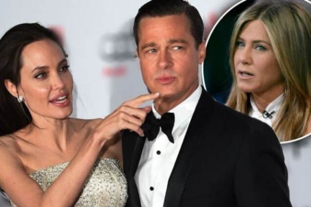 Анджелина Джоли, БРэд Питт, Дженнифер Энистон