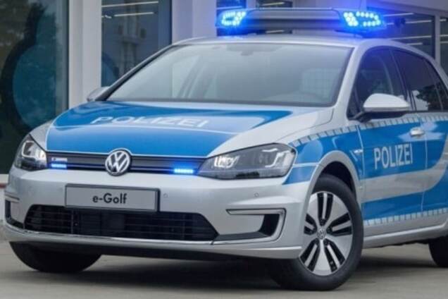 Полицейский электромобиль Volkswagen e-Golf