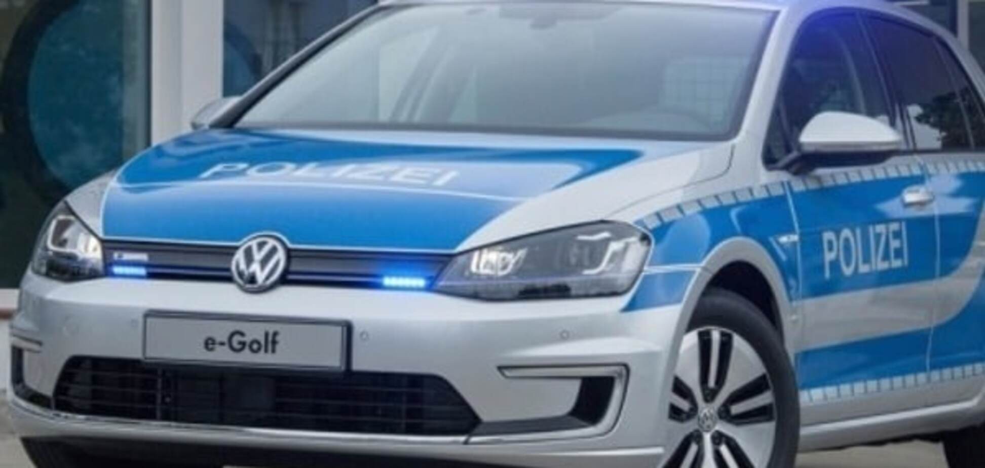 Полицейский электромобиль Volkswagen e-Golf