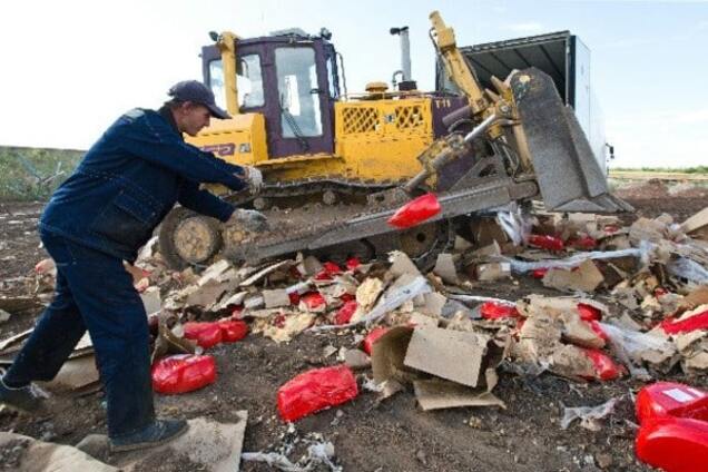 В РФ давят продукты