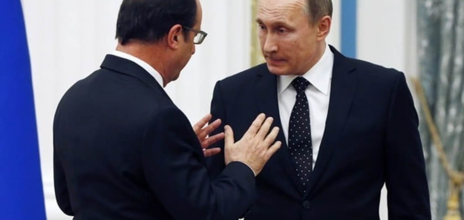 Франсуа Олланд, Владимир Путин