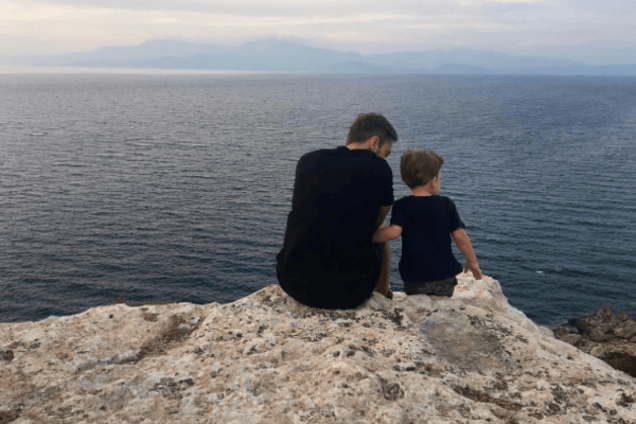 Дмитрий Шепелев с сыном Платоном