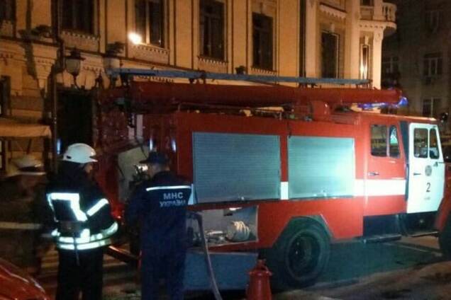 Пожар в Киеве