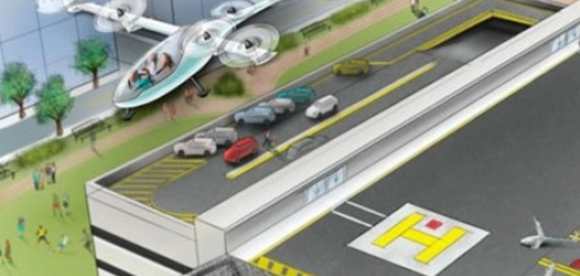 Беспилотное летающее такси Uber