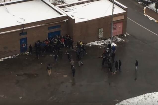 Драка болельщиков