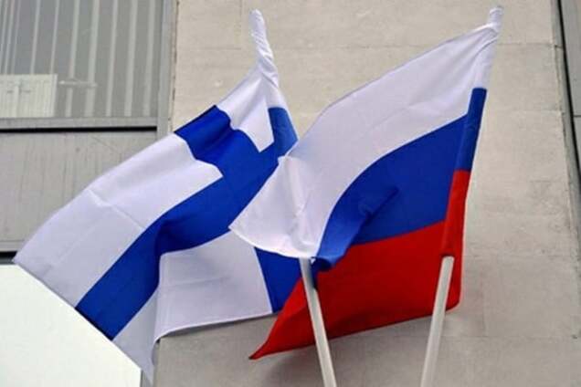 Фінляндія Росія прапори
