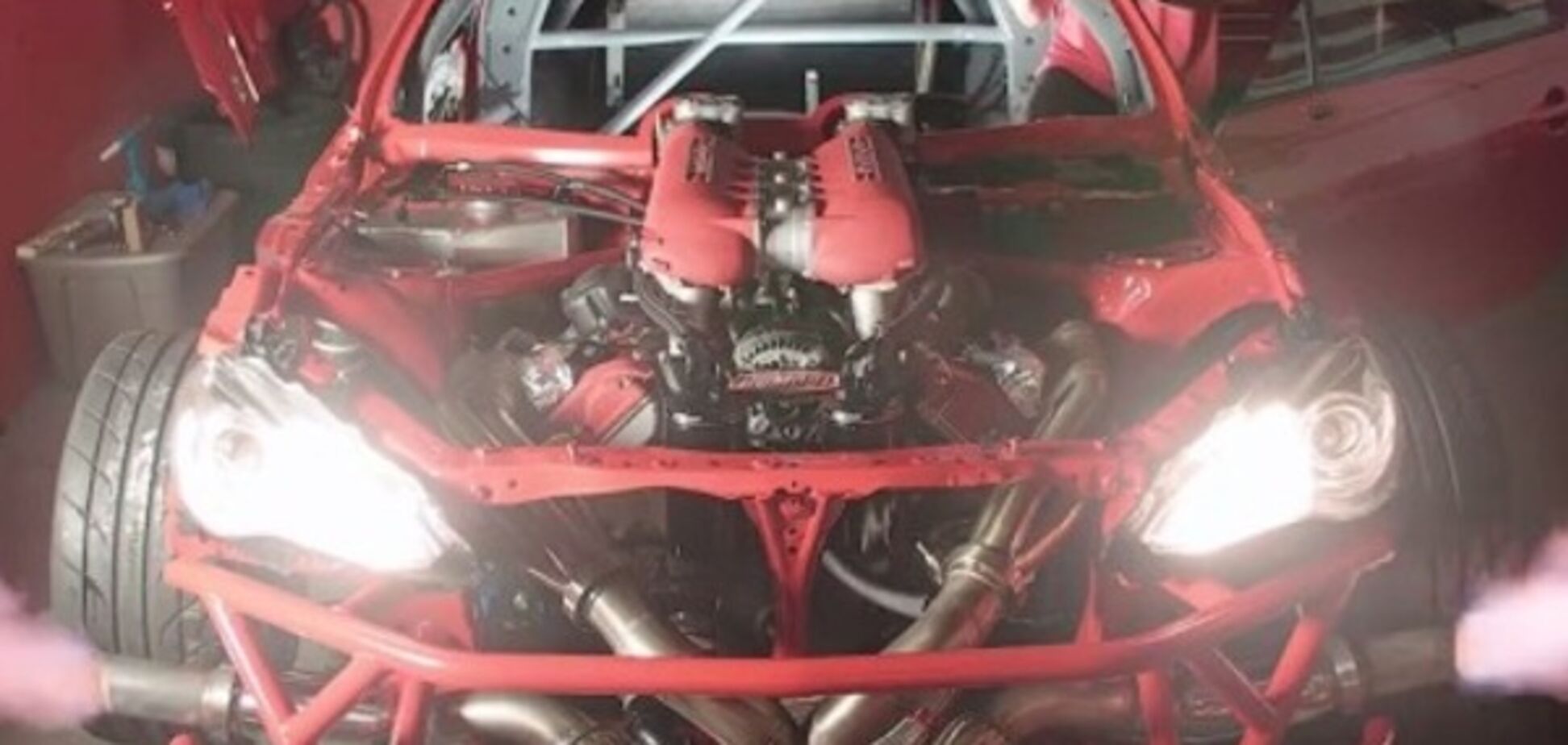 Toyota GT86 с двигателем от Ferrari 458 Italia