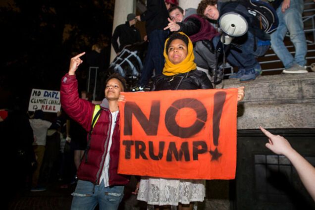 Протесты против Трампа в США