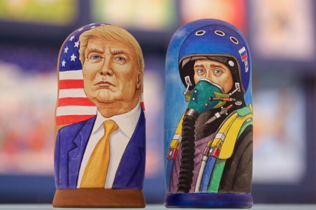 трамп путин матрешки