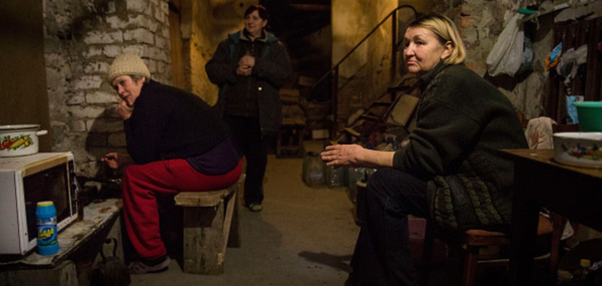 Жители Донецка