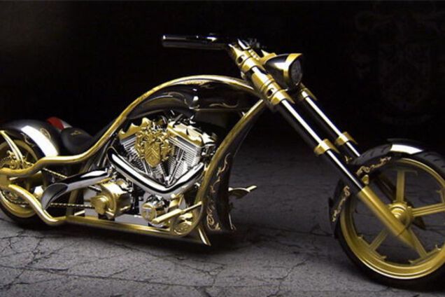 Любит чистое золото: как выглядит личный мотоцикл Дональда Трампа