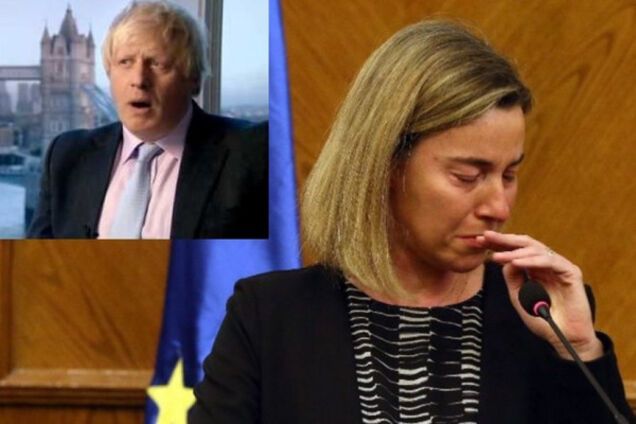 Борис Джонсон и Федерика Могерини