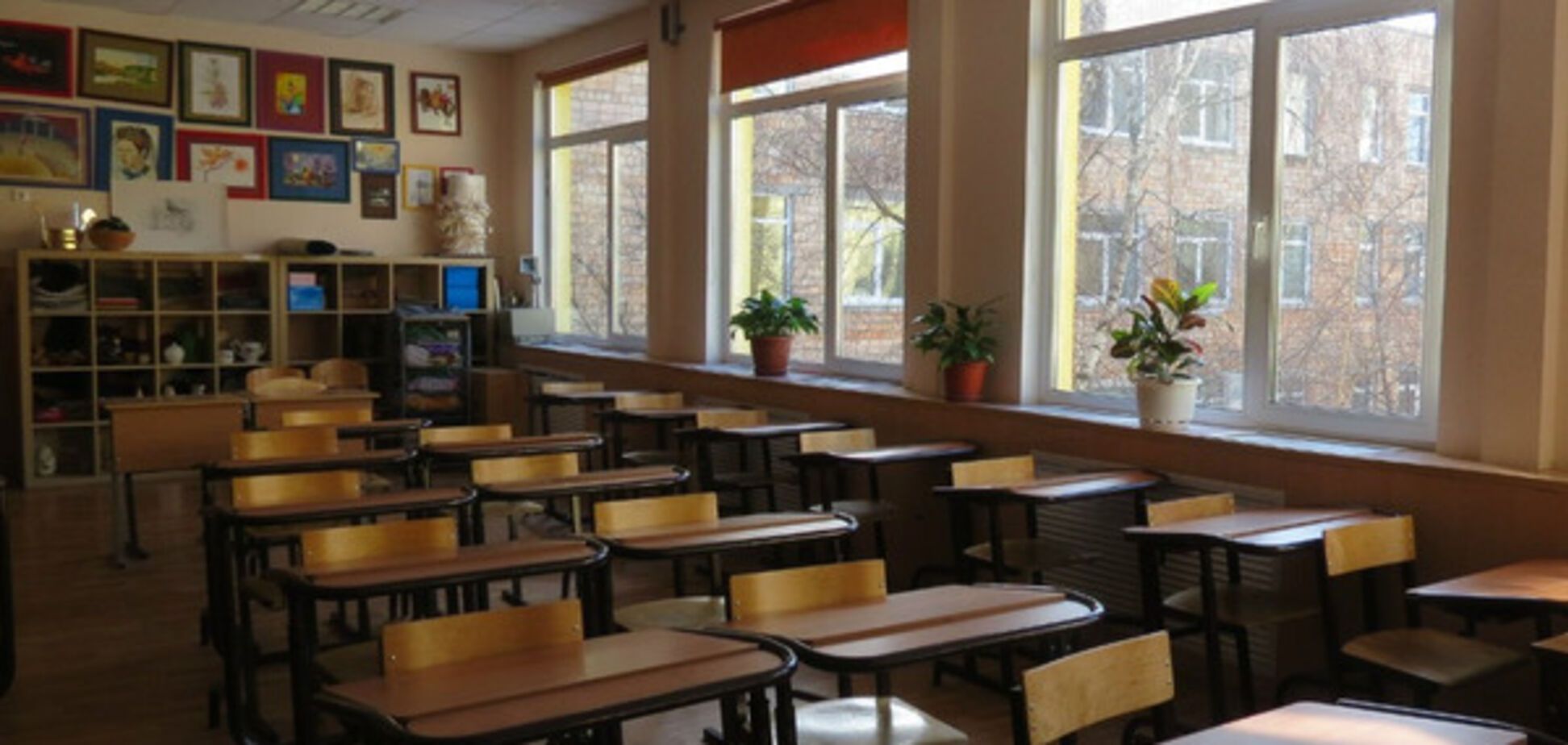 Пустой класс в школе