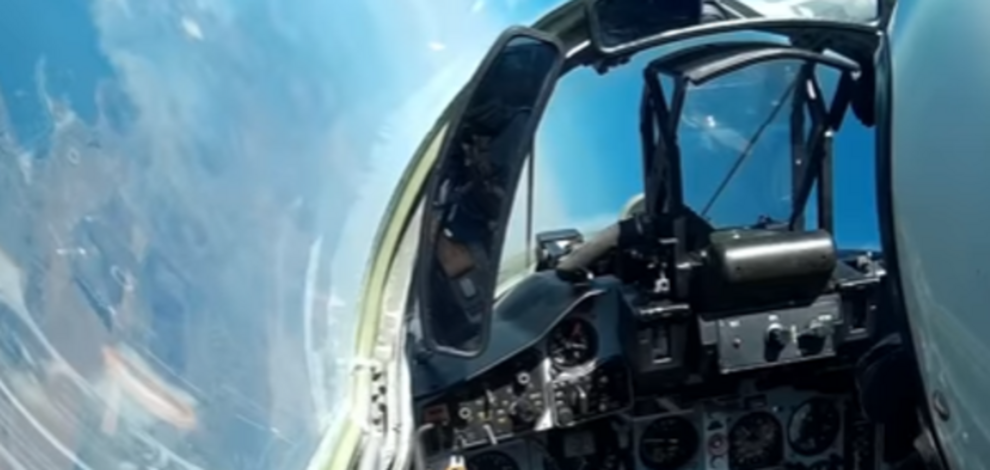 Вид с кабины пилота