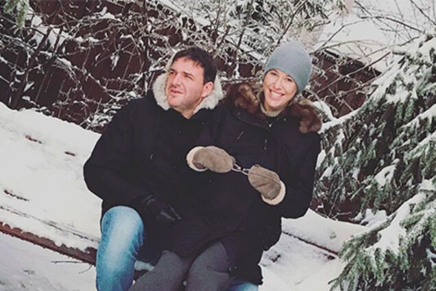 Максим Виторган и Ксения Собчак