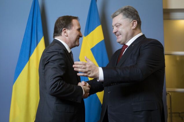 Петр Порошенко и Стефан Левен