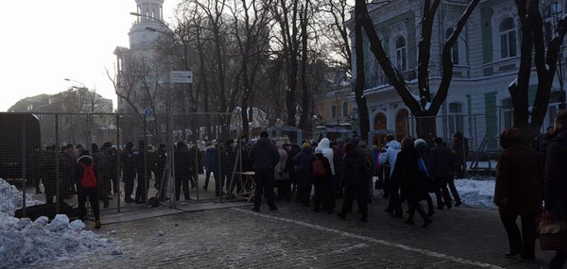 перекрытие улицы Институтской