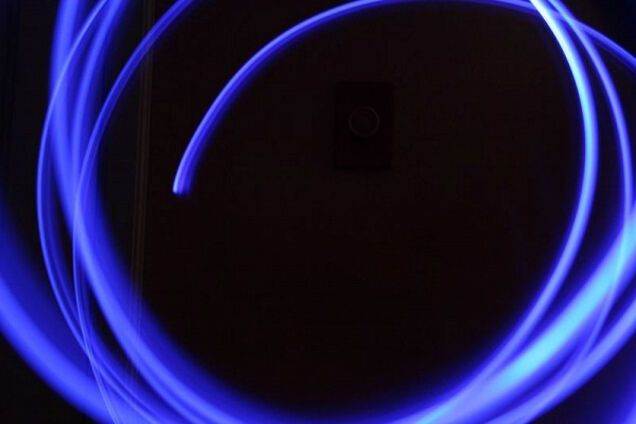 закрученный свет