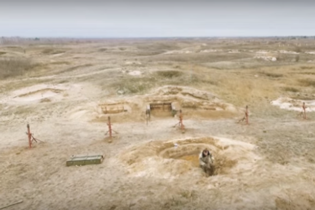 Учения ВСУ на полигоне