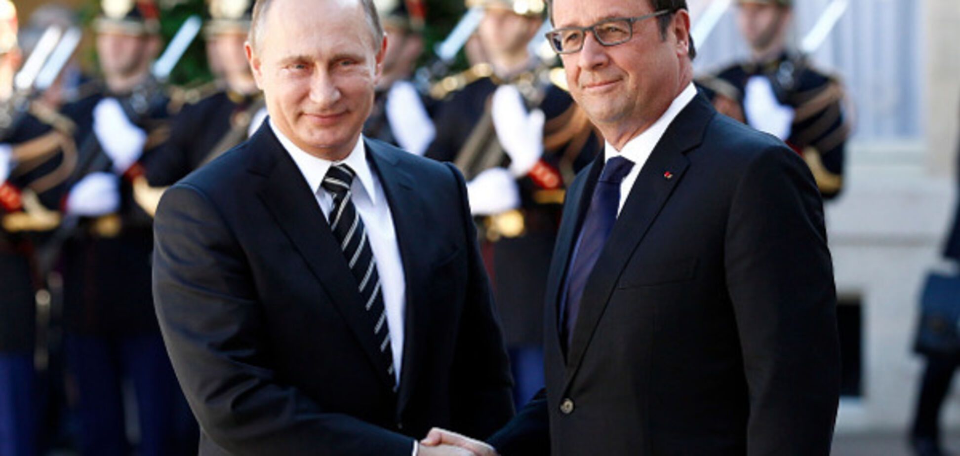 Владимир Путин и Франсуа Олланд