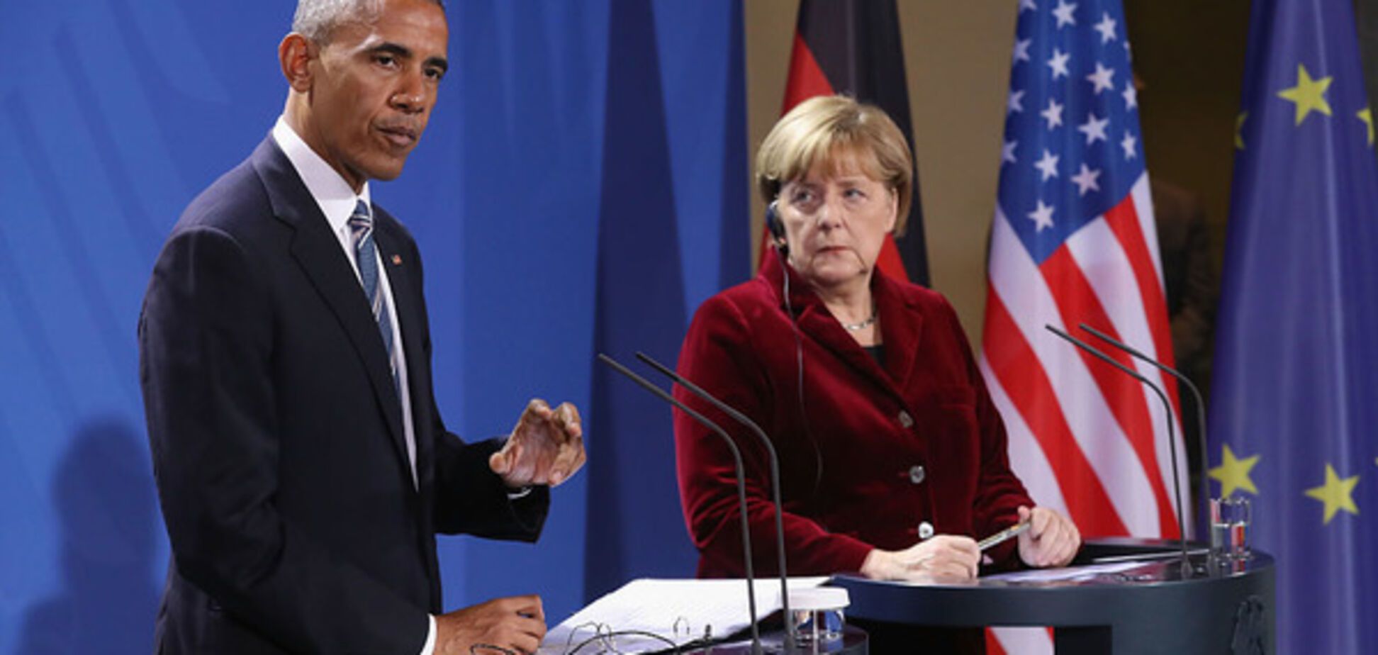 Ангела Меркель і Барак Обама