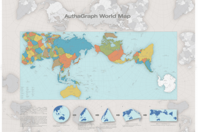 Карта мира от AuthaGraph