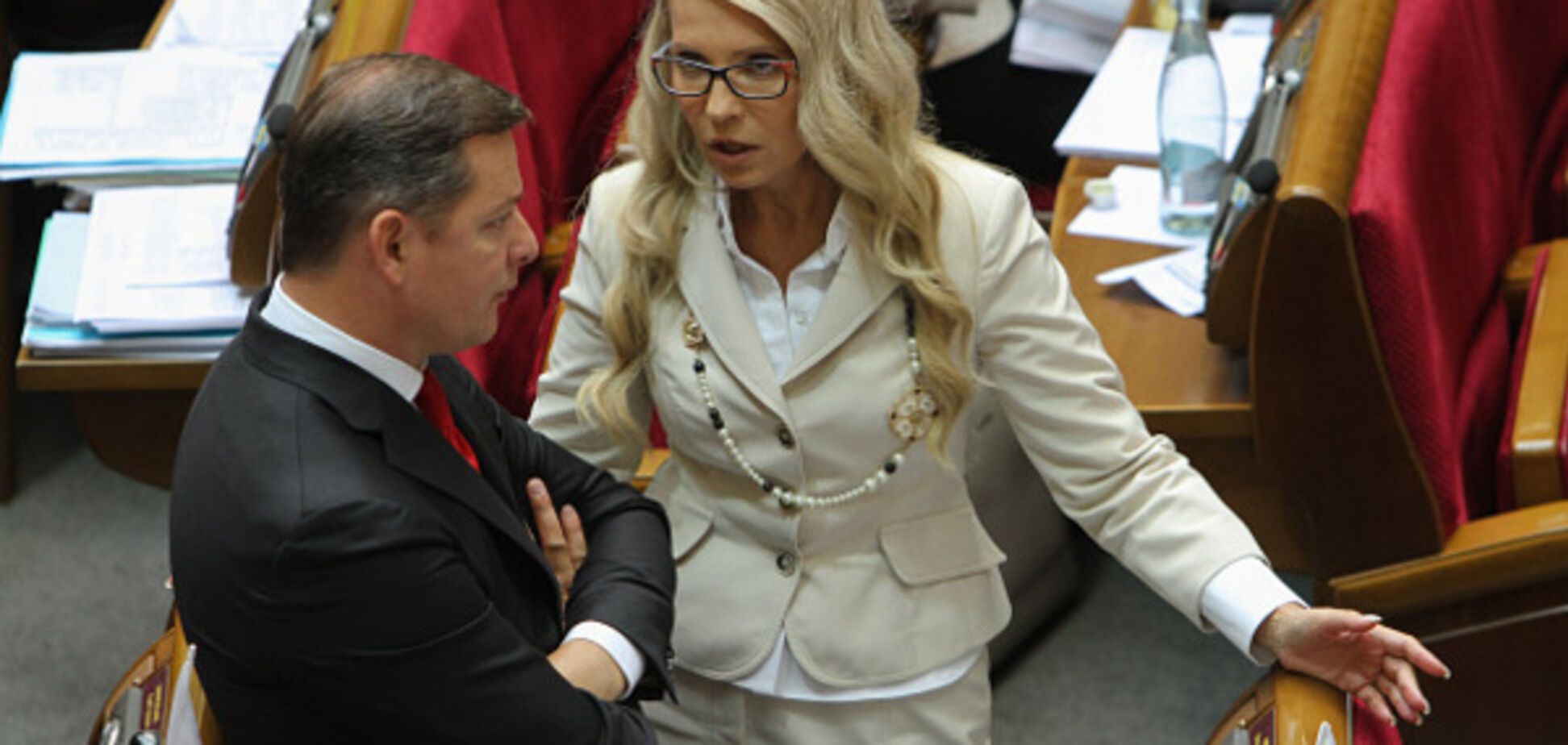 Олег Ляшко і Юлія Тимошенко