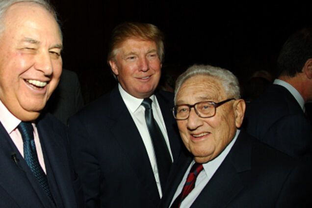 Дональд Трамп и Генри Киссинджер