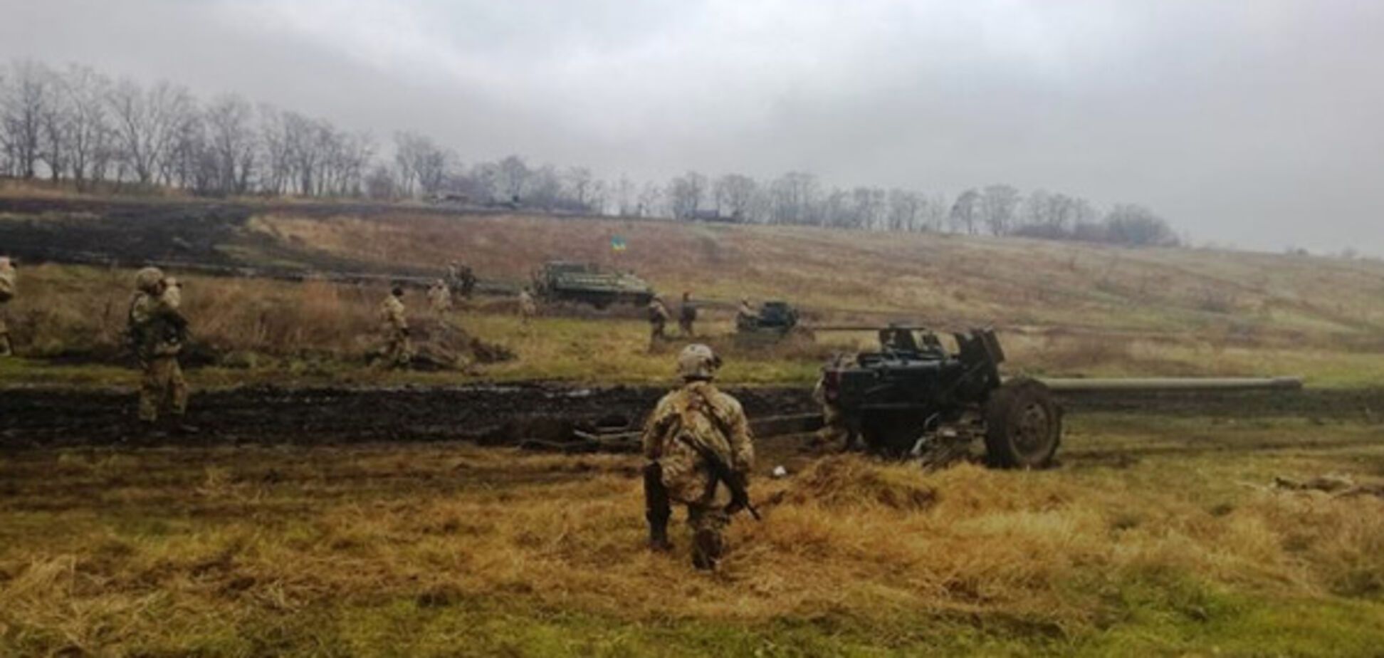 ЗСУ провели на Луганщині артилерійські навчання