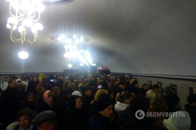 ЧП в киевском метро