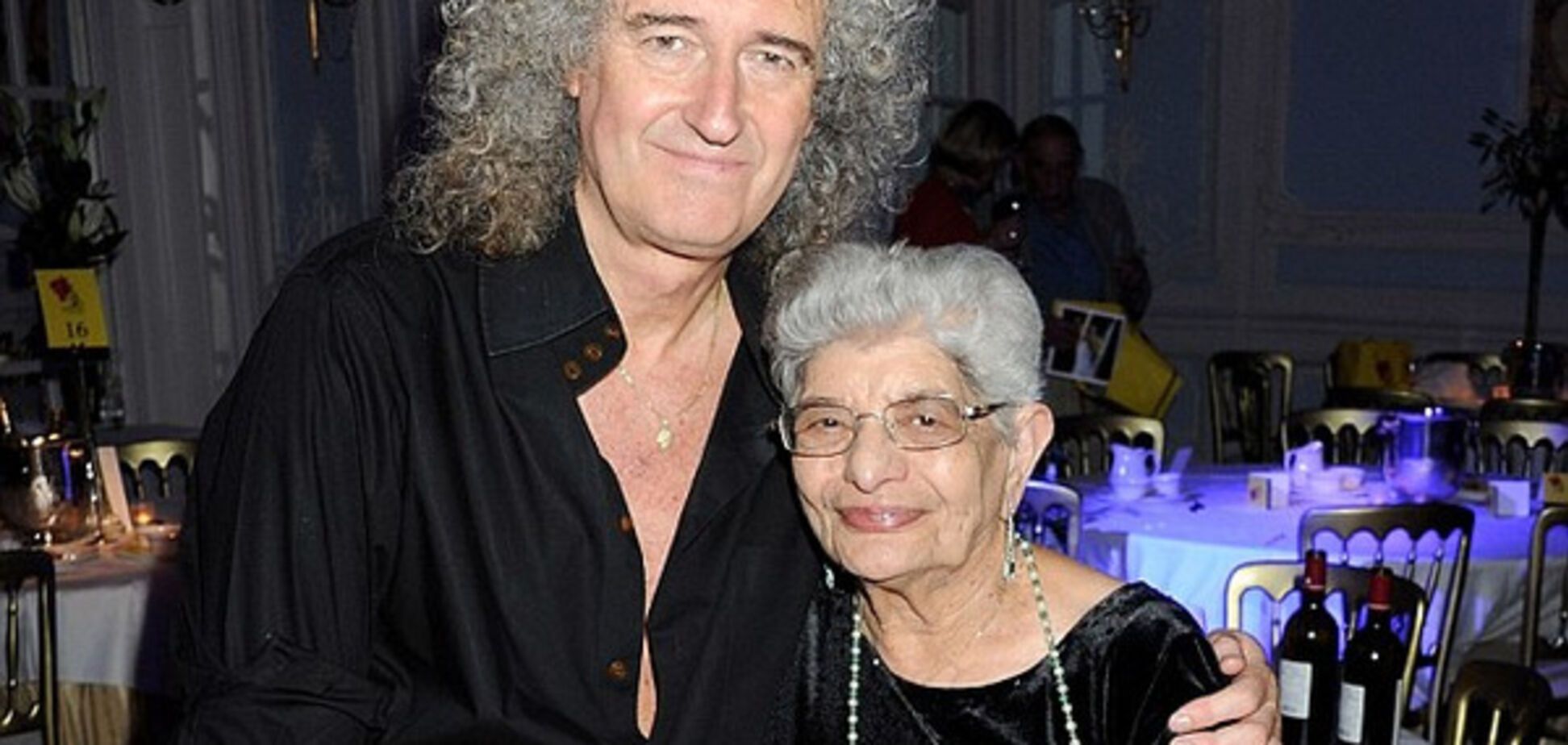 Брайан Мэй и мама Фредди Меркьюри