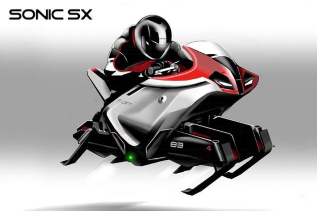 летающий мотоцикл Sonic SX