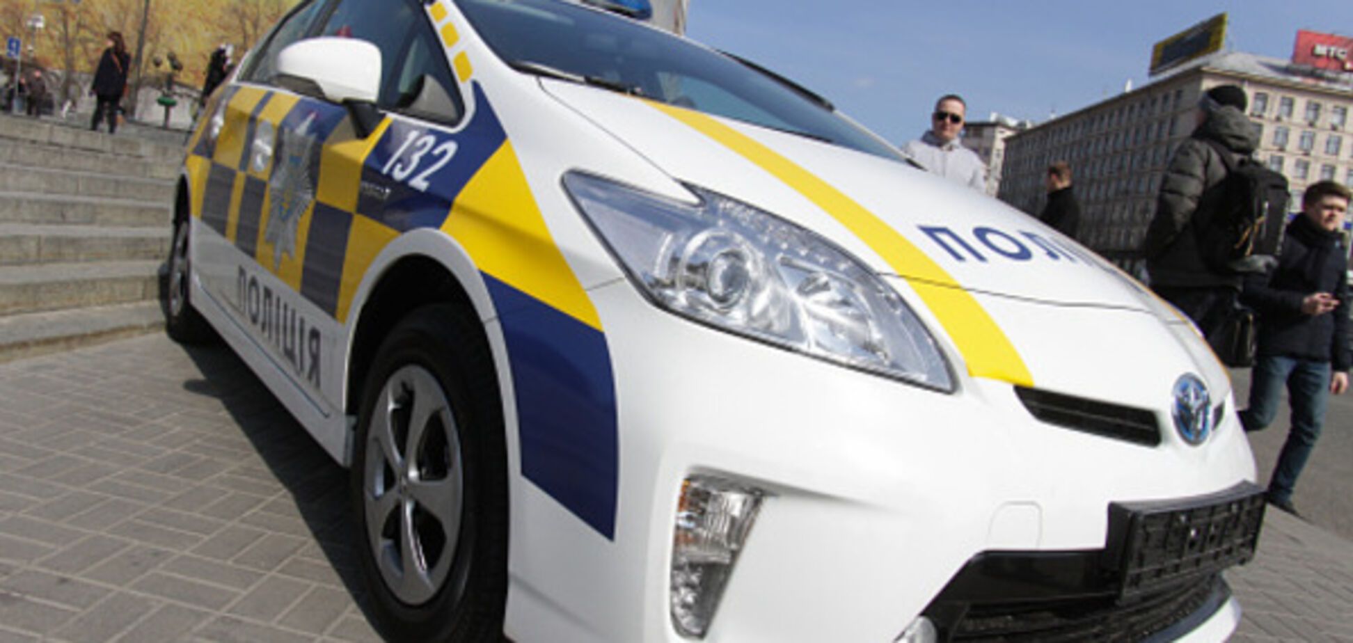 В Днепре произошло ДТП с полицейским авто