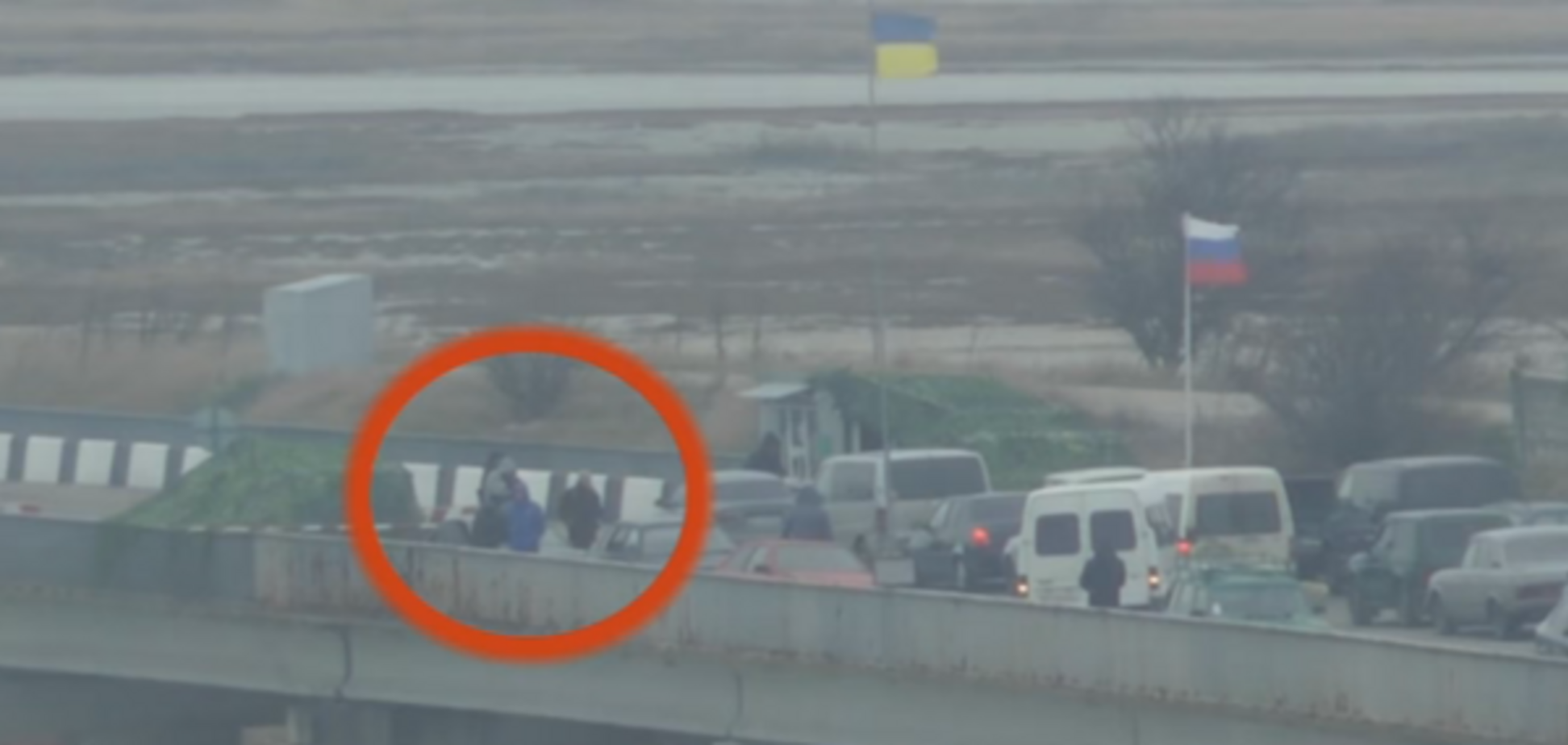 СБУ показала видео задержания дезертиров на границе с Крымом