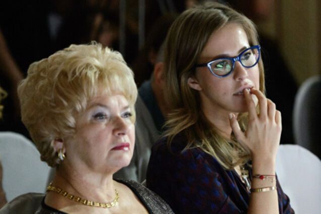 Людмила Нарусова с дочкой Ксенией Собчак