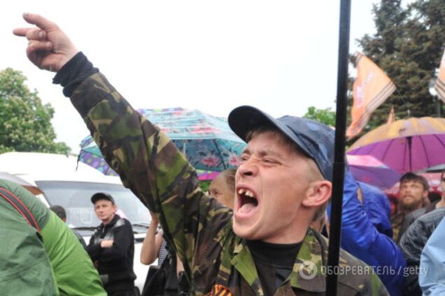 Сторонники террористов на Донбассе