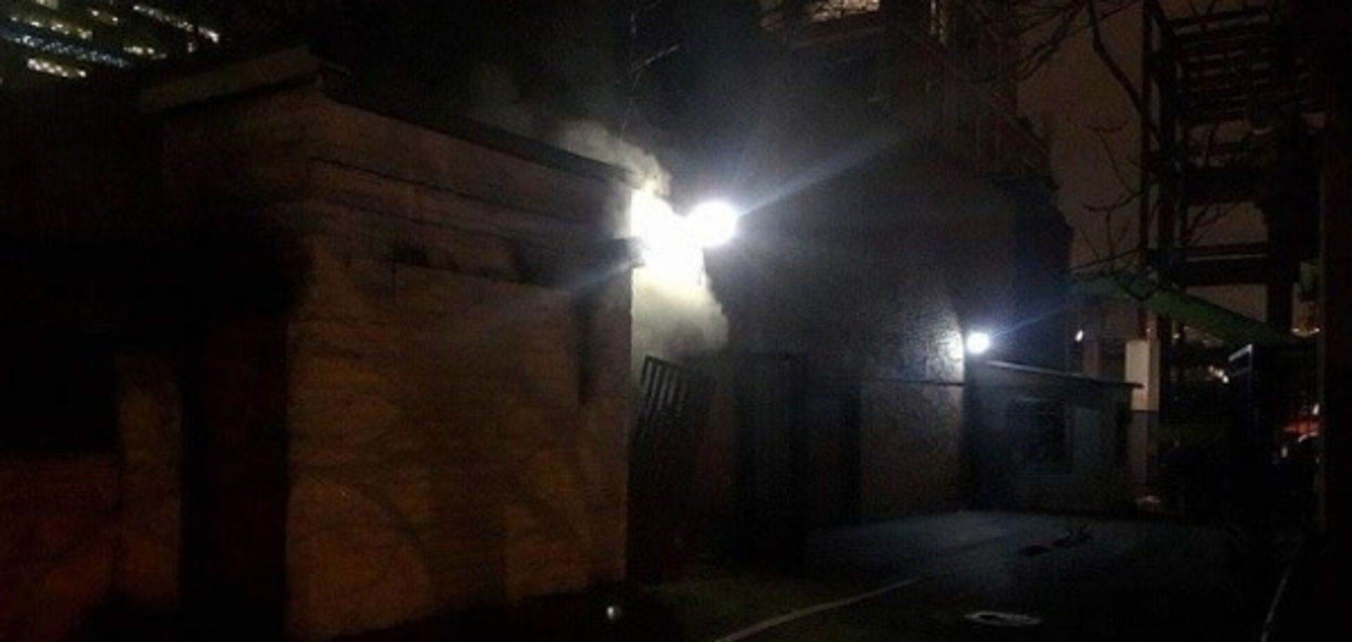 Пожар в Киеве