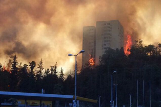 Пожары в Хайфе