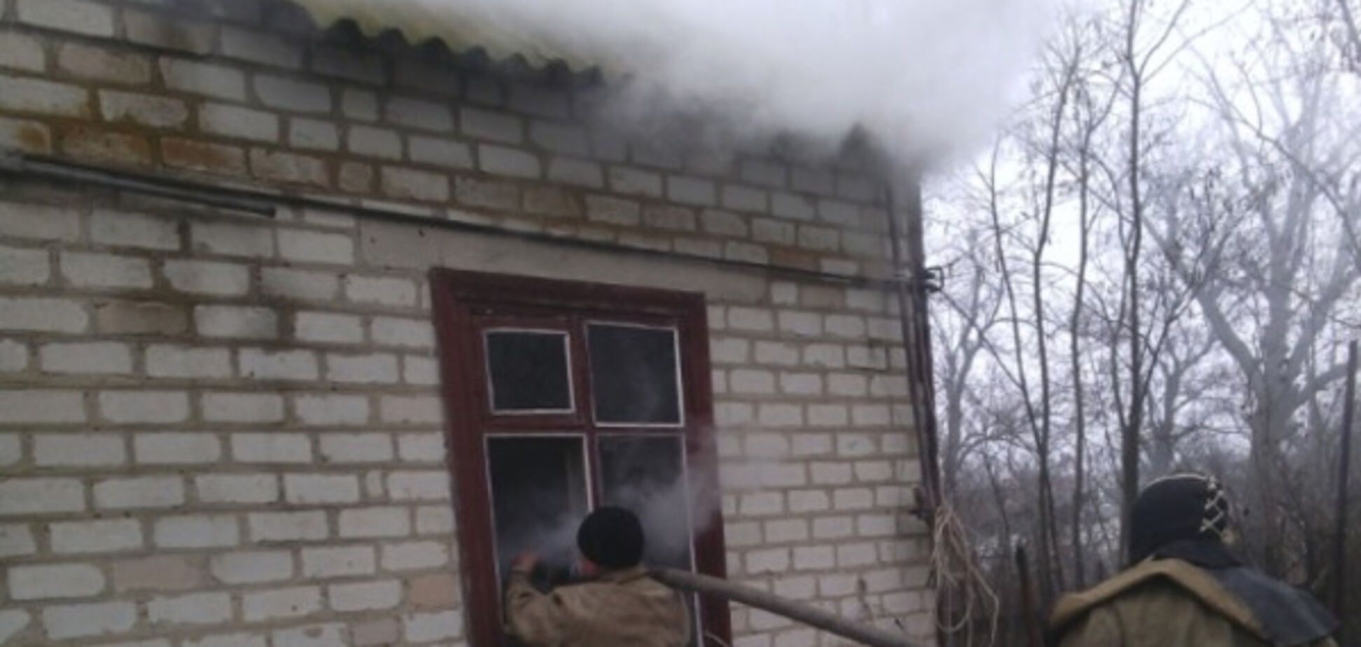 В сети появились снимки пожара в Запорожской области