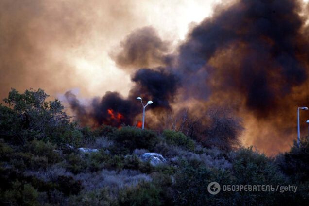 Массовые пожары в Израиле