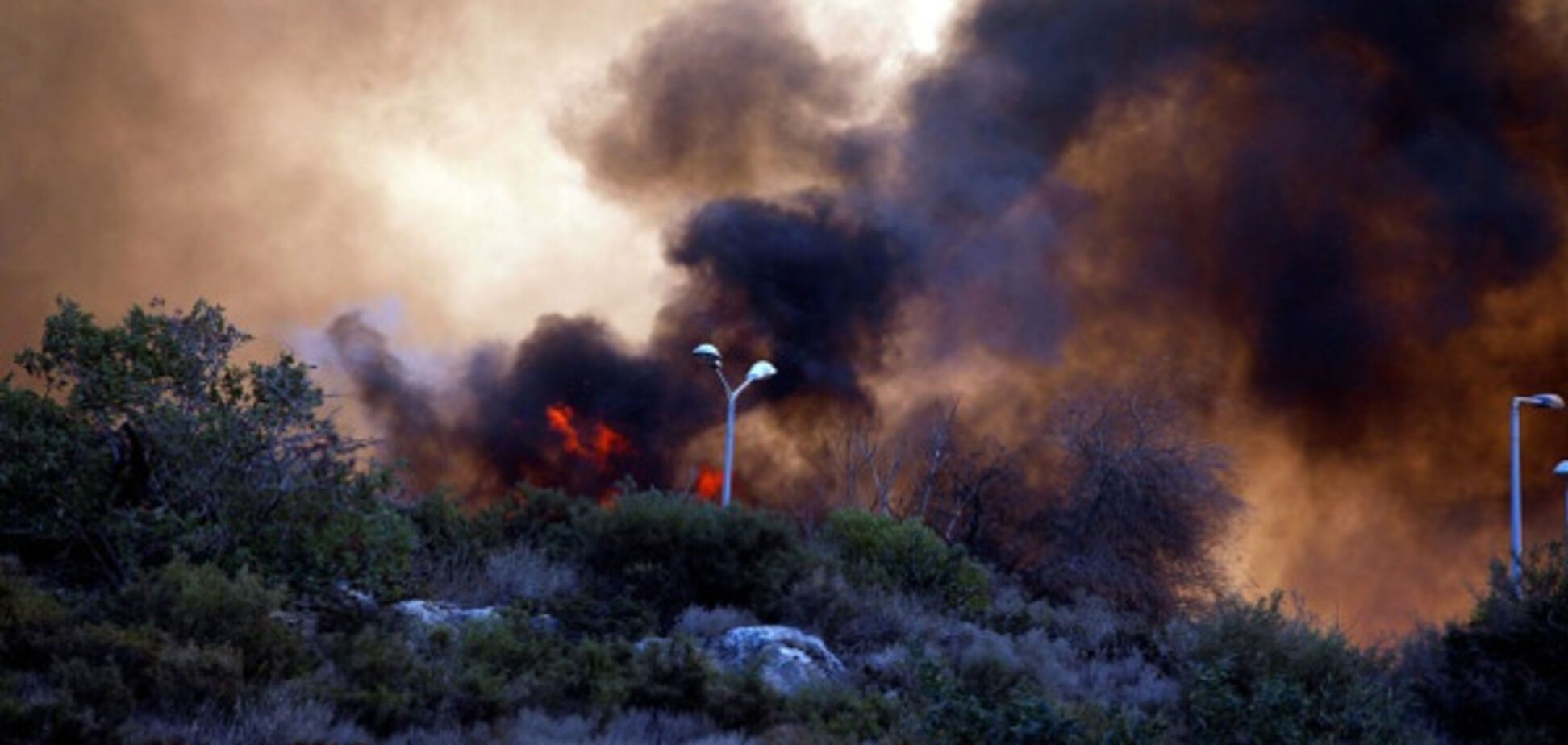 Массовые пожары в Израиле