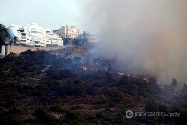 Масові пожежі в Ізраїлі