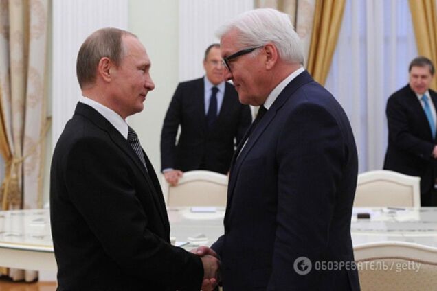 Путин и Штайнмайер